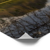 Poster Bear Butte se réfléchit dans Bear Butte Lake près  (Coin)