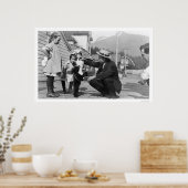 Poster Bear Cub Showoff Alaska 1915 (Cuisine)