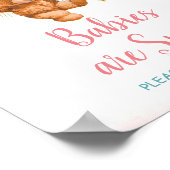 Poster Bear Cute Babies are Sweet S'Il Vous Plaît Prendre (Coin)