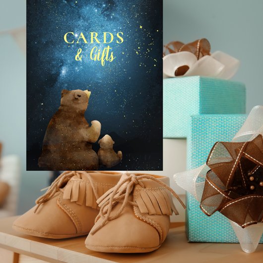 Poster Bear Cute Twinkle Little Star Cartes Cadeaux