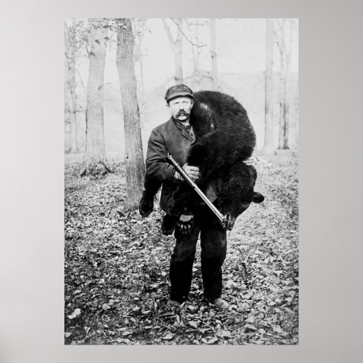 Poster Bear Hunter, 1909 (Devant)