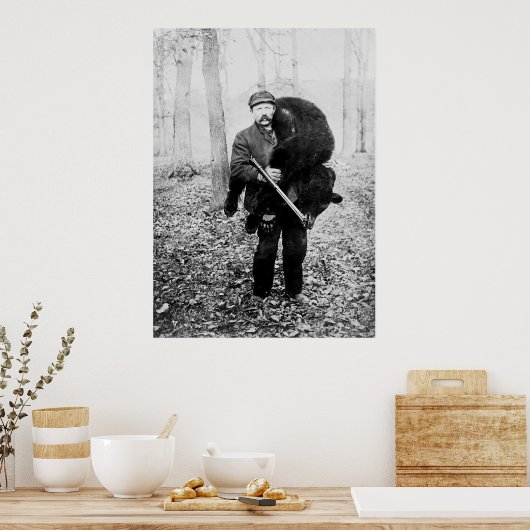 Poster Bear Hunter, 1909 (Cuisine)