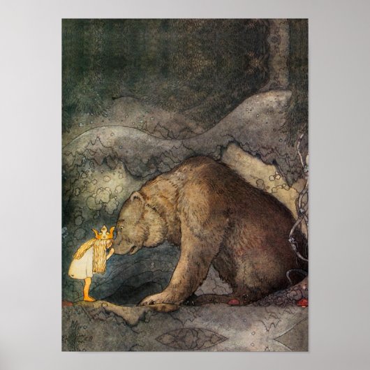 Poster Bear Kiss (Devant)