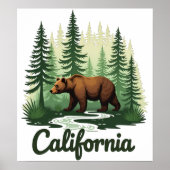 Poster Bear Sanctuary californie (Devant)