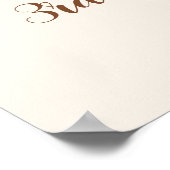 Poster Bear-y Sweet 3rd Birthday – Nursery or Party (Coin)