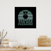 Poster Bearded for Her Pleasure (Cuisine)