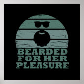 Poster Bearded for Her Pleasure (Devant)