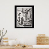 Poster Beardsley King Arthur (Cuisine)