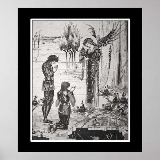 Poster Beardsley King Arthur (Devant)