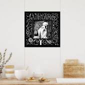 Poster Beardsley Nouveau Angel Imprimer (Cuisine)