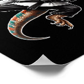 Poster Bearé Dragon Flying Kick Pose Karate Samurai Nin (Coin)