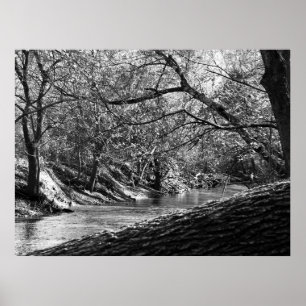 Poster Beargrass Creek (Photographie noir et blanc)