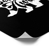 Poster Bearly Awake Bear. Funny Bear Christmas Pajamas Gi (Coin)