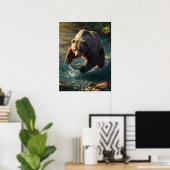Poster Bears Bounty : Fête de la pêche (Bureau à domicile)