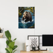 Poster Bears Catch of the Day (Bureau à domicile)