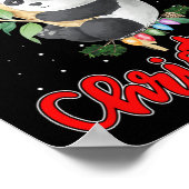 Poster Beary Joyeux Noël Pour Panda Les Amateurs D'Ours D (Coin)