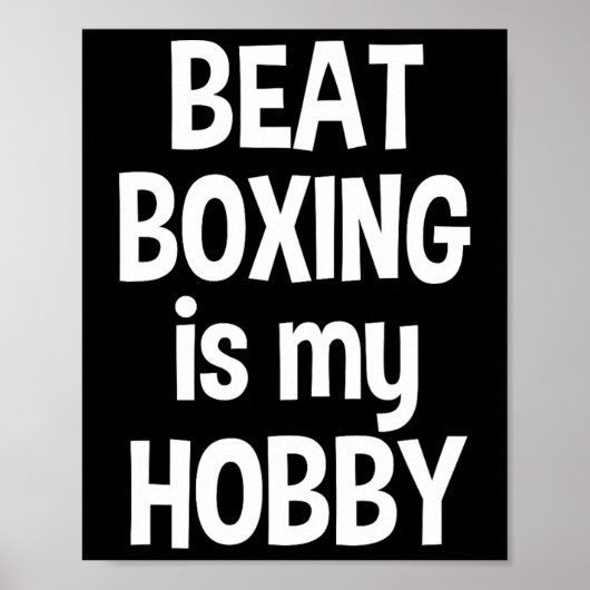 Poster Beat Boxing Est Mon Hob3 (Devant)