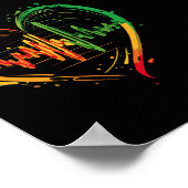 Poster Beat du coeur du reggae (Coin)