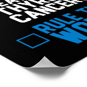 Poster Beat Thyroid Cancer Rule The World Fun Citation (Coin)