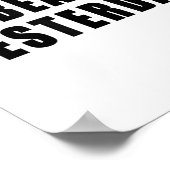 Poster Beat Yesterday Motivational Quotes  (Coin)