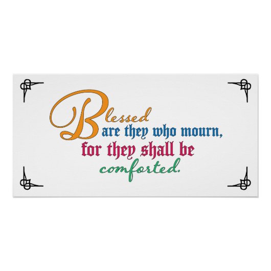 Poster Béatitude : Heureux ceux qui pleurent (Devant)