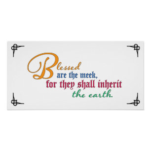 Poster Béatitude : Heureux sont les maux