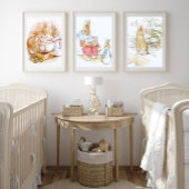 Poster Beatrix Potter du conte de Pierre le lapin