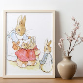 Poster Beatrix Potter du conte de Pierre le lapin