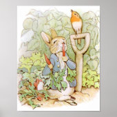 Poster Beatrix Potter du conte de Pierre le lapin (Devant)