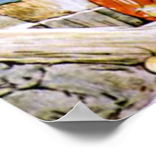 Poster Beatrix Potter Le Conte de Benjamin Bunny Peter (Coin)