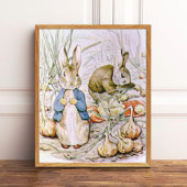 Poster Beatrix Potter Le Conte de Benjamin Bunny Peter