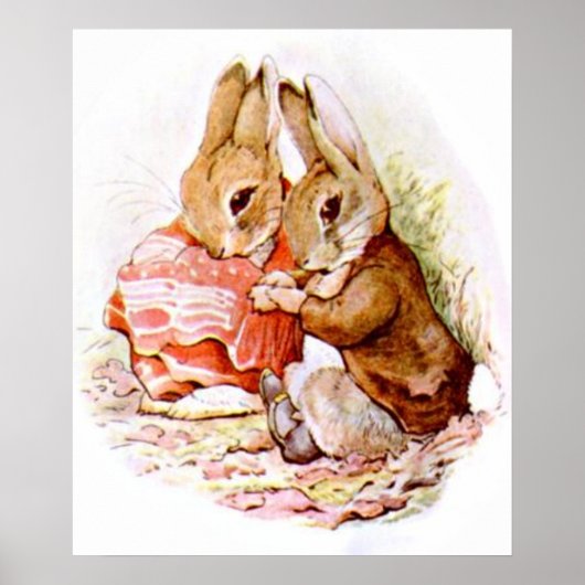 Poster Beatrix Potter Le Conte de Benjamin Bunny Pierre (Devant)