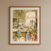 Poster Beatrix Potter Le conte du gingembre et des chaton