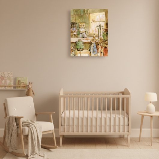 Poster Beatrix Potter Le conte du gingembre et des chaton