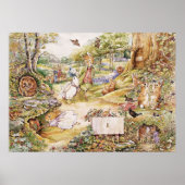Poster Beatrix Potter Personnages favoris Forest Friends (Devant)