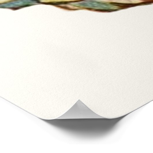 Poster Beatrix Potter Peter le lapin et les amis animaux (Coin)