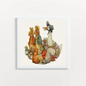 Poster Beatrix Potter Peter le lapin et les amis animaux