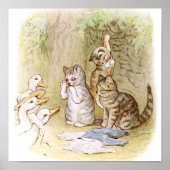 Poster Beatrix Potter, Tom Kitten, Custom (Devant)