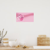 Poster beats de boulangerie : cupcake (Cuisine)