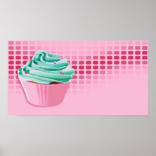 Poster beats de boulangerie : cupcake (Devant)