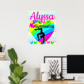 POSTER BEAU AMOUR GYMNASTIQUE POUR LA CONCEPTION (Bureau à domicile)
