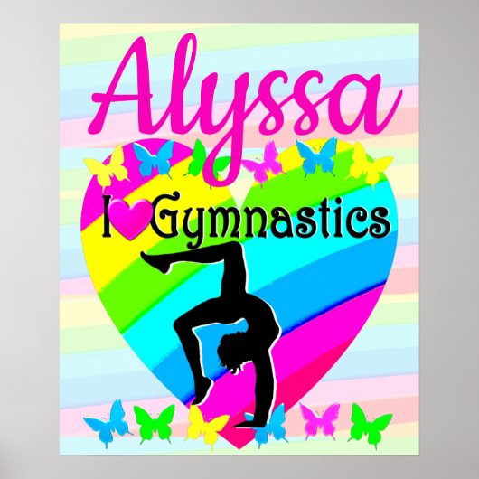 POSTER BEAU AMOUR GYMNASTIQUE POUR LA CONCEPTION (Devant)