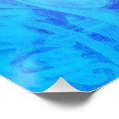 Poster Beau ange Bleu de Protection et de Pardon (Coin)