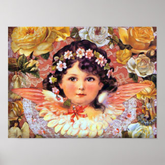 Poster Beau ange enfant