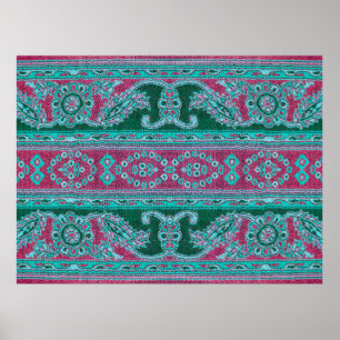 Poster Beau, arabe, arabe, arabique, arabique, tissu arab