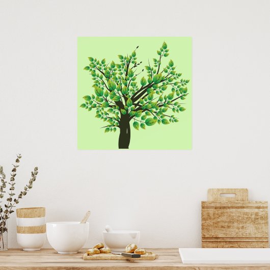 Poster Beau Arbre (Cuisine)
