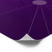 Poster Beau arrière - plan abstrait violet. neutr violett (Coin)