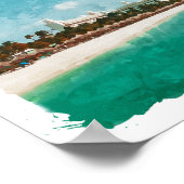 Poster Beau Aruba Tropical Island Travel (Coin)