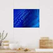 Poster Beau Bleu Binary (Cuisine)