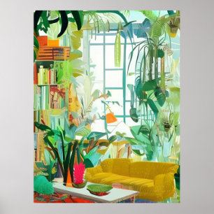 Poster Beau Boho Living Room